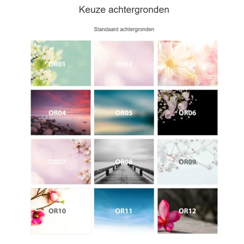achtergrond voor fotokeramiek